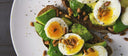 Avocado and soft-boiled eggs on toast, pre-workout nutrition